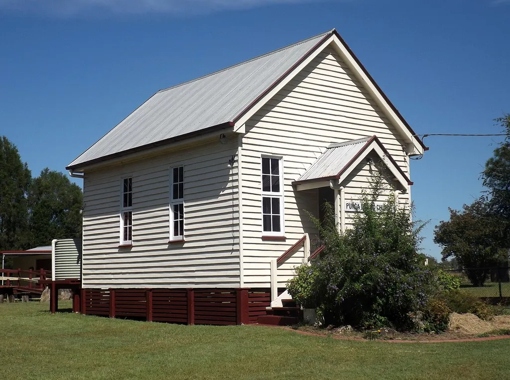 Photo of Purga United Church at Purga, City of Ipswich, Queensland, Australia.