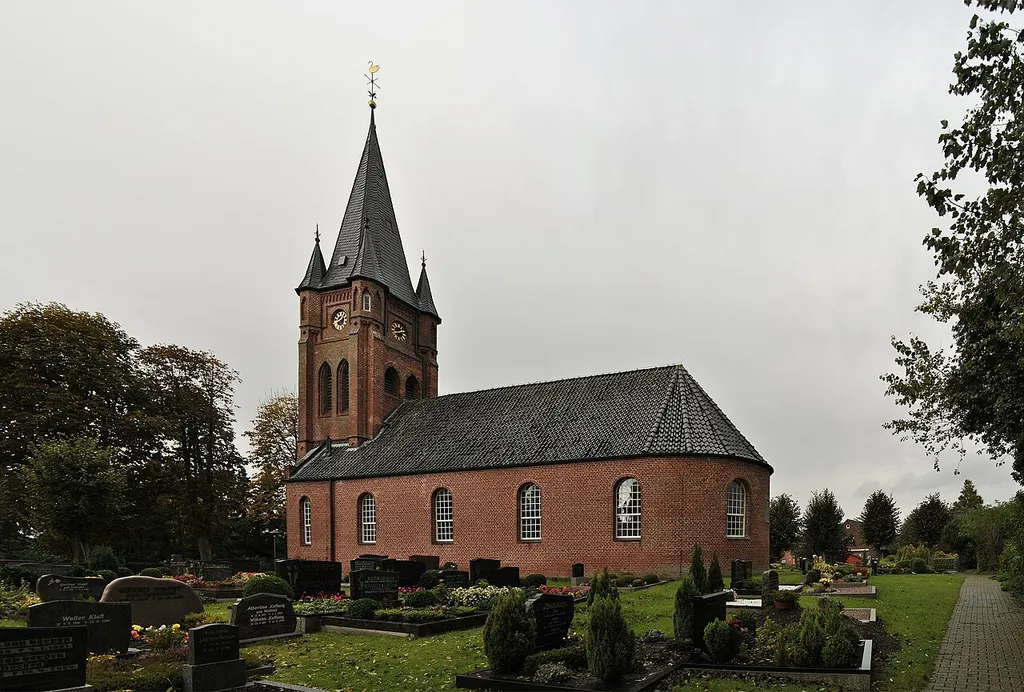The Evangelical-Lutheran Church of St. Mary („Marienkirche“) of Woquard in Krummhörn, East Frisia (Lower Saxony, Germany)