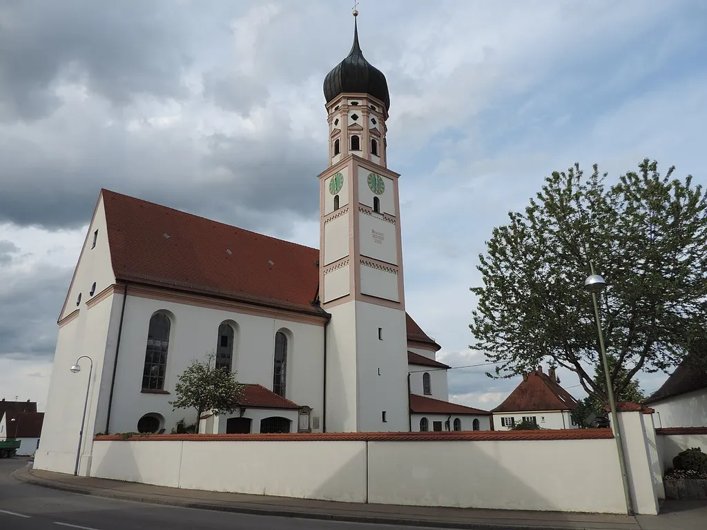 Pfarrkirche, Südseite This is a picture of the Bavarian Baudenkmal (cultural heritage monument) with the ID D-7-79-181-1 (Wikidata)