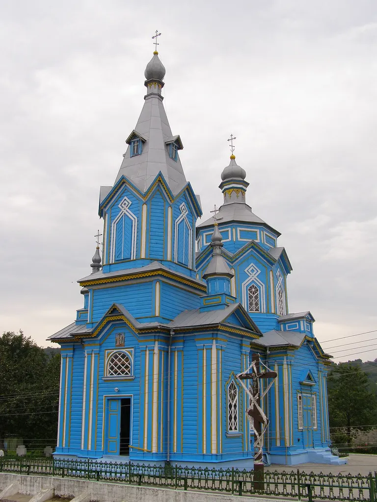 Kremenets, wooden church