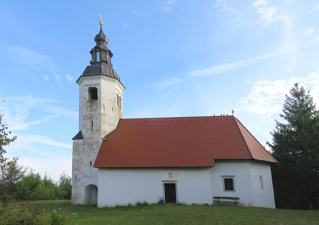 Saint Peter's Church in Kamni Vrh pri Ambrusu, Municipality of Ivančna Gorica, Slovenia