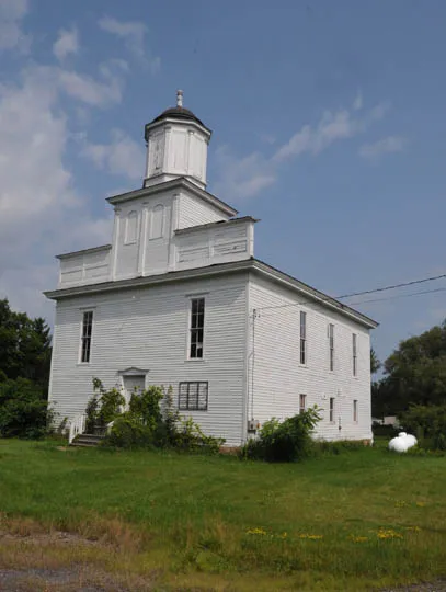 BUILT IN 1832 AND REMODELLED IN 1870-1890; SINCE 1966 IT HAS BEEN USED AS THE WEST DRYDEN COMMUNITY CENTER