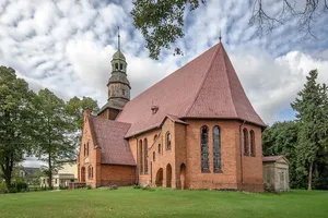 Virgin Mary of Mount Carmel church in Dobra, Oleśnica County