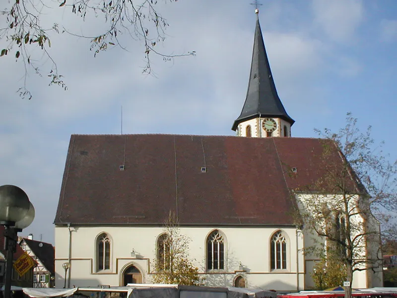 Evang. Michaelskirche in Kürnbach, Baden-Württemberg, Deutschland