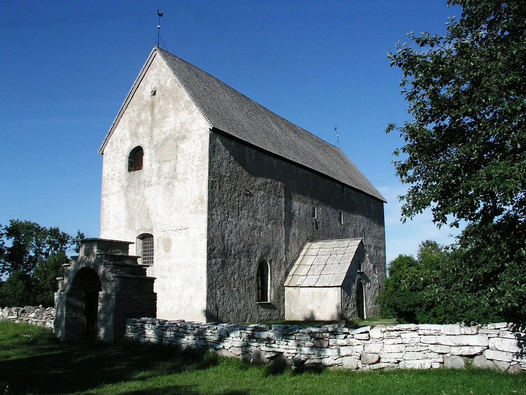 The old Källa church. Alternative taking.
