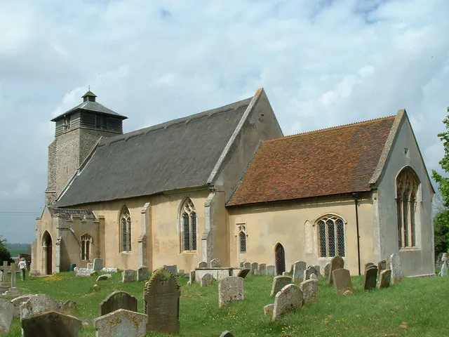 The Church of St Peter in Great Livermere, Suffolk, England. A Grade I listed medieval church.
