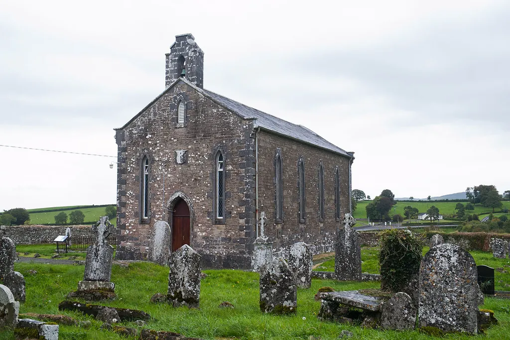 West gable of St. Ciaran's Church.