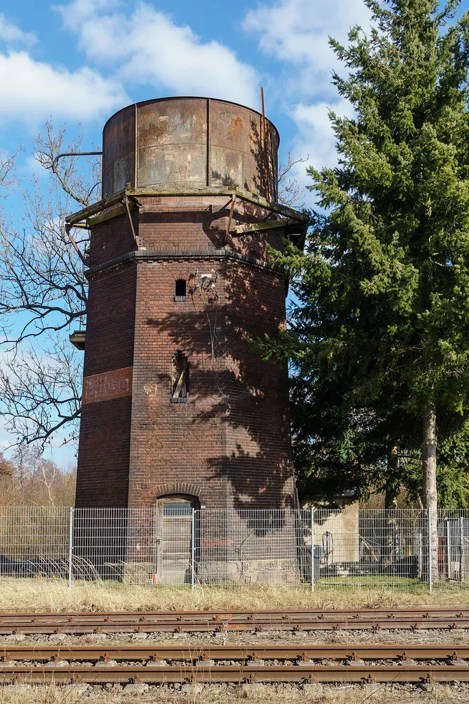 Bad Düben train station water tower
