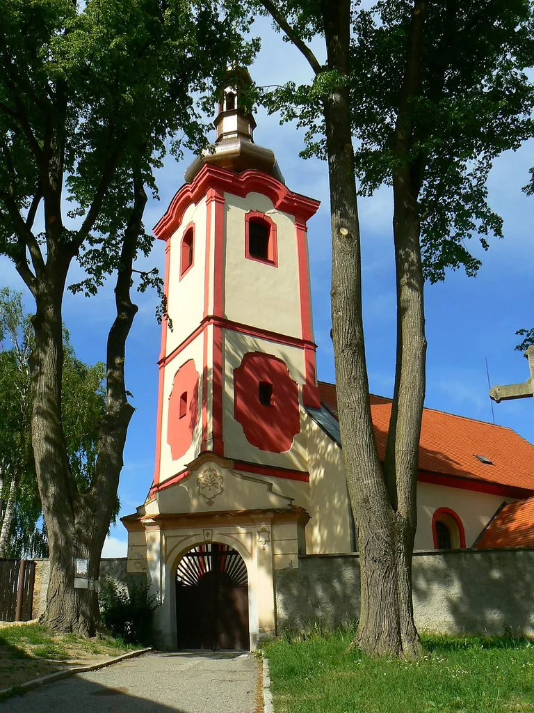 Dráchov village church of Saint Wenceslaus, Czech Republic