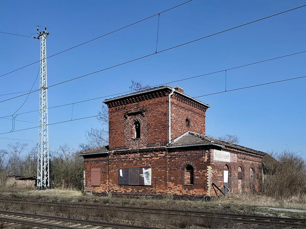 Wasserstation am Bahnhof Neuburxdorf