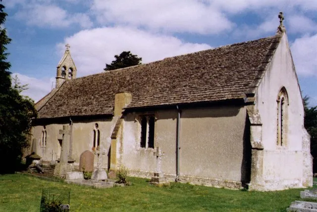Church of England parish church of St Laurence, West Challow. Grade 2* listed building erected in the 12th century.