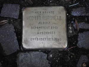 Stolperstein dedicated to Hedwig Burgheim