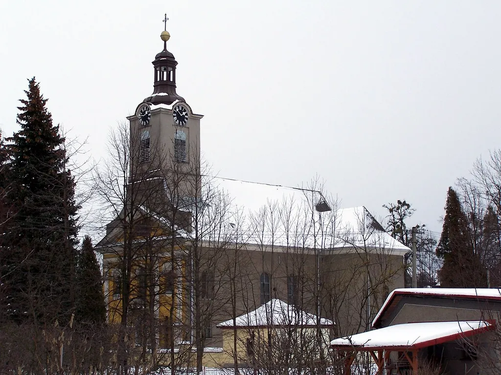 Annunciation of Virgin Mary Church in Ropice (Ropica), Czech Republic