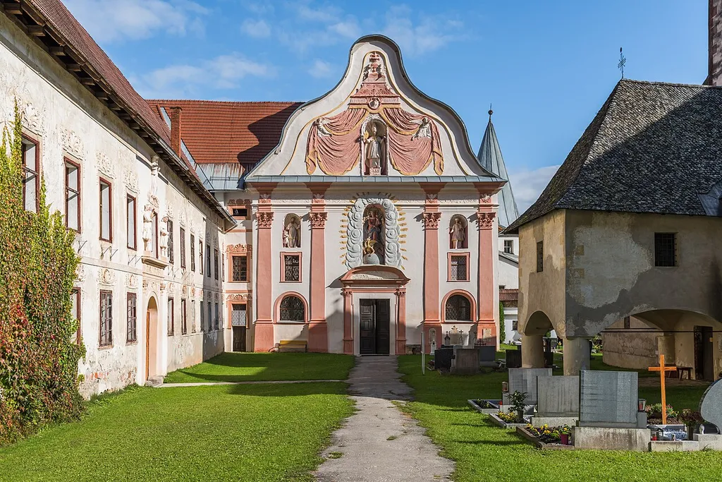Premonstratensian monastery, market town Griffen, district Völkermarkt, Carinthia, Austria, EU
