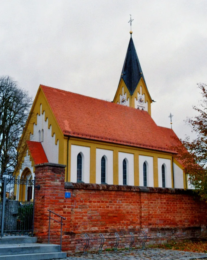Roman catholic Saint Stephen church in Ehekirchen, District Neuburg-Schrobenhausen, Bavaria, Germany.