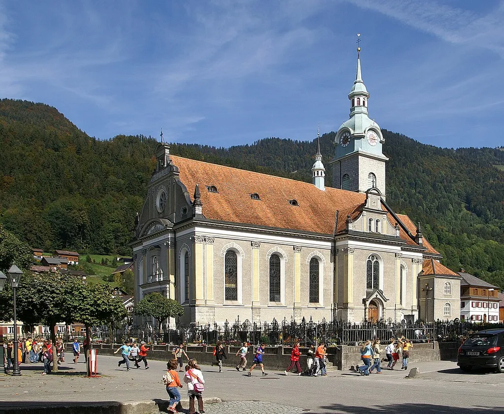 Pfarrkirche St.Jodok 1907/08 in Bezau