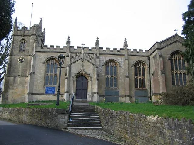 All Saints' parish church, Weston, Bath, Somerset, seen from the south