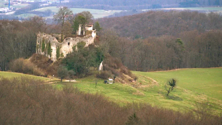Lage der Burg Neu-Schauenburg, Frenkendorf