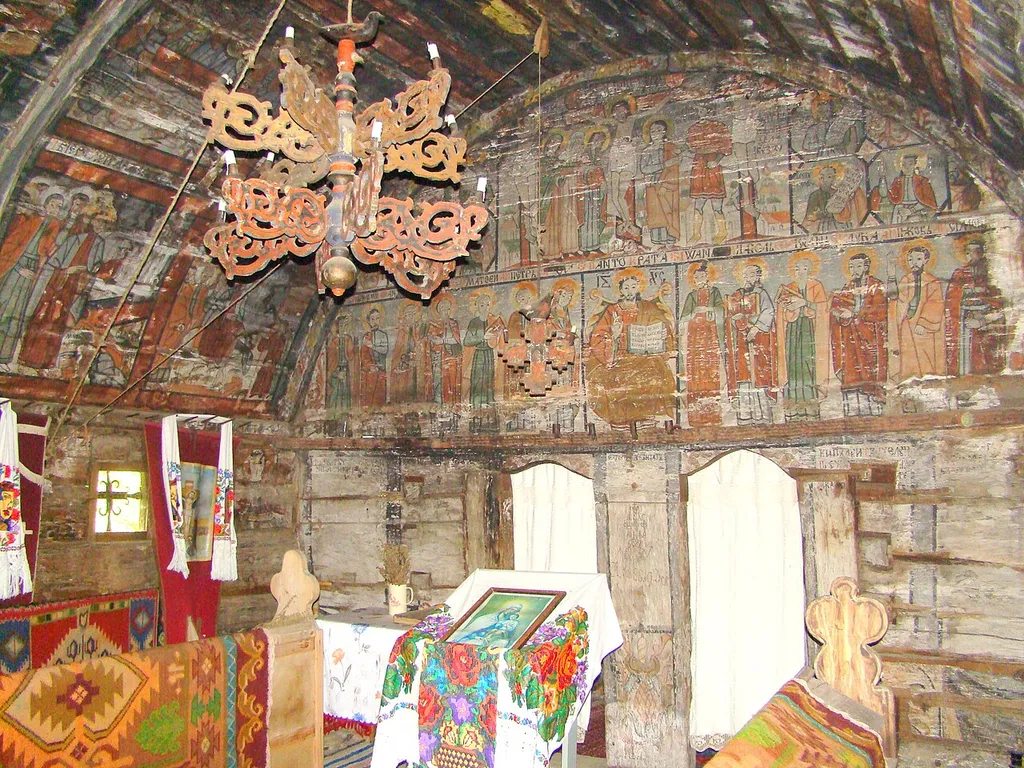Wooden church in Sărata, Bistrița-Năsăud county