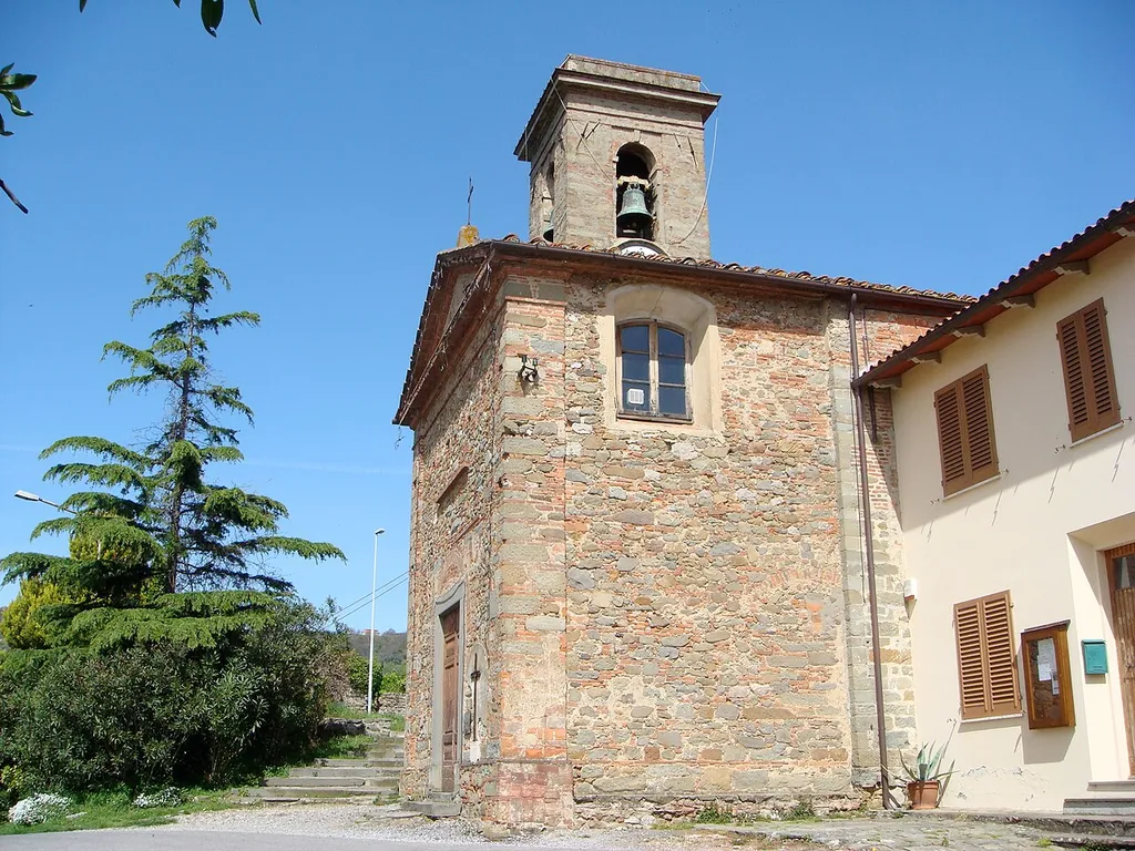 La chiesa di Cecina di Larciano (Provincia di Pistoia, Italia)