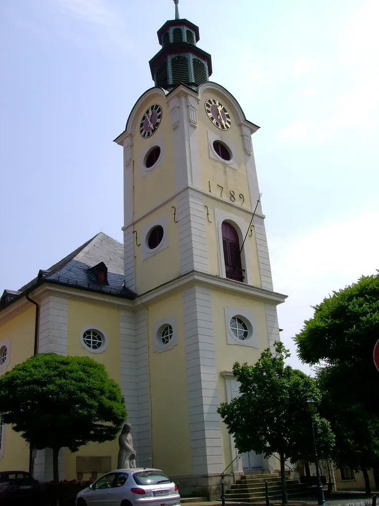 Protestant Church in Obermoschel, Germany.