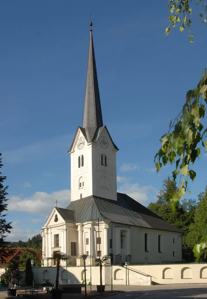 Parish church Saint Michael in the municipality Moosburg, district Klagenfurt Land, Carinthia, Austria