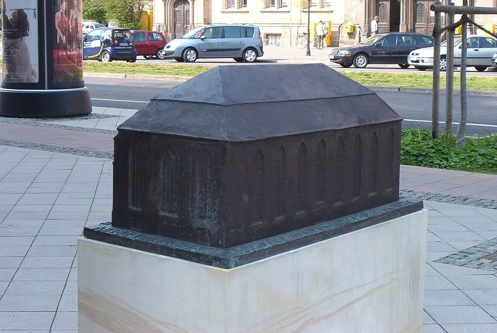 Modell der Sankt-Nikolai-Kirche Magdeburg, Breiter Weg Magdeburg