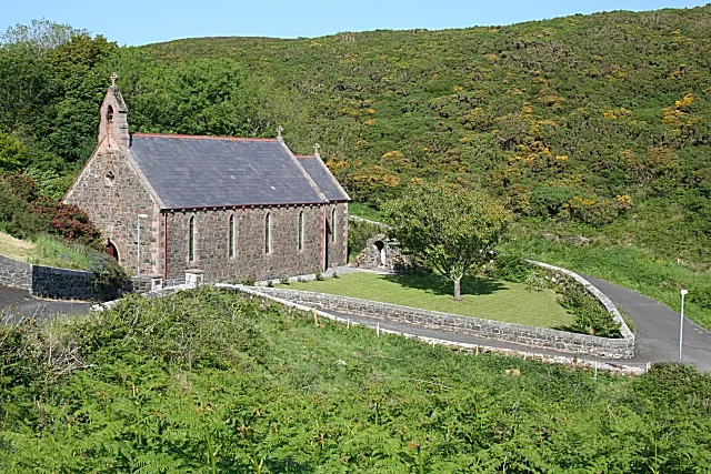 Church of the Immaculate Conception This is Rathlin's Roman Catholic Church, a couple of hundred metres uphill from the shore.