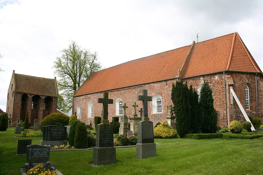 Historic Saint Paul Church in Filsum, district of Leer, East Frisia, Germany