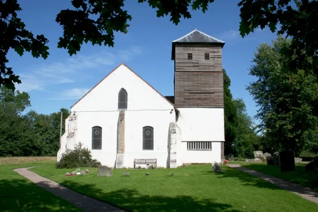 St. Leonard's parish church, Cotheridge, Worcestershire, seen from the west