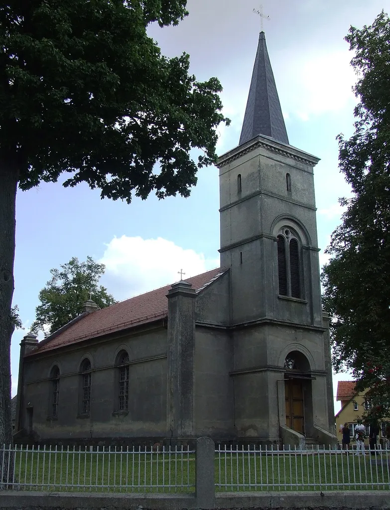 Sławno, ul. Kościelna 2 - kościół pw. św. Mikołaja z 1777, 1844 r.