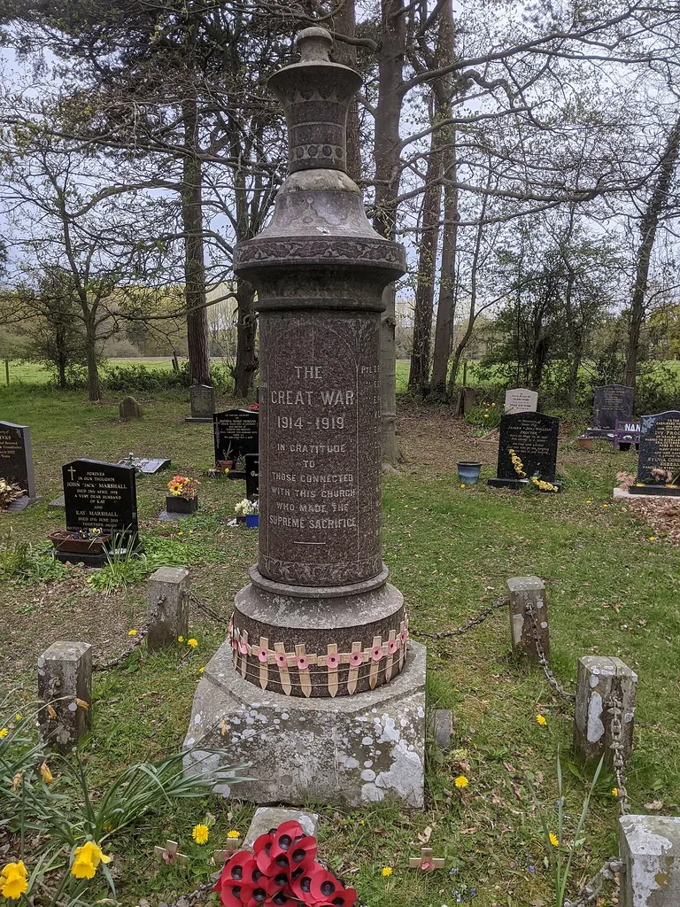 Tanworth-in-Arden, War Memorial at Christ Church Baptist Church.