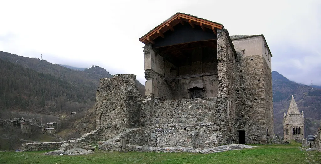 Castello La Mothe, Arvier, Valle d'Aosta, Italia.