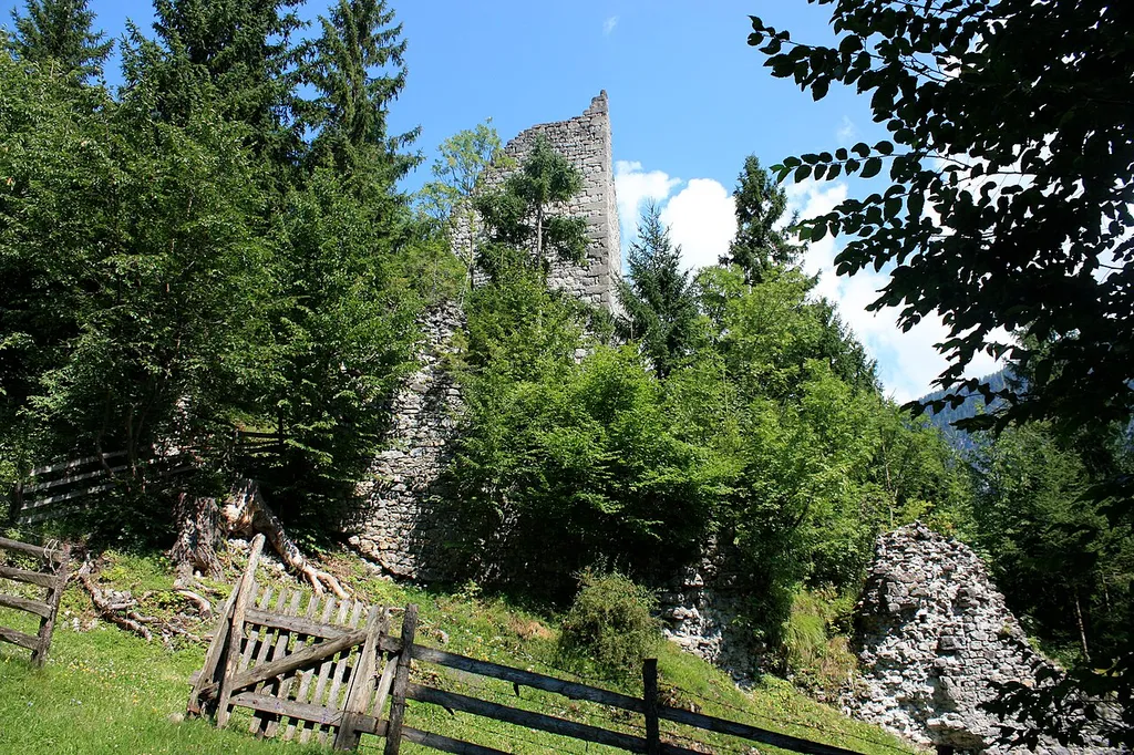 Ruin of Flaschberg castle Locality:Flaschberg Community:Oberdrauburg
