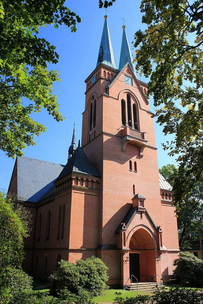 Ev. Luth. Kirche in Niederwürschnitz. Erzgebirgskreis. Sachsen.