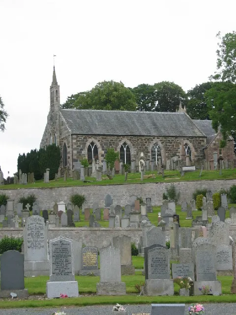 Fyvie church. Fyvie church and churchyard/ cemetery