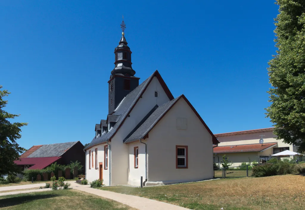 Church in Ober-Seemen, Gedern, Hesse, Germany