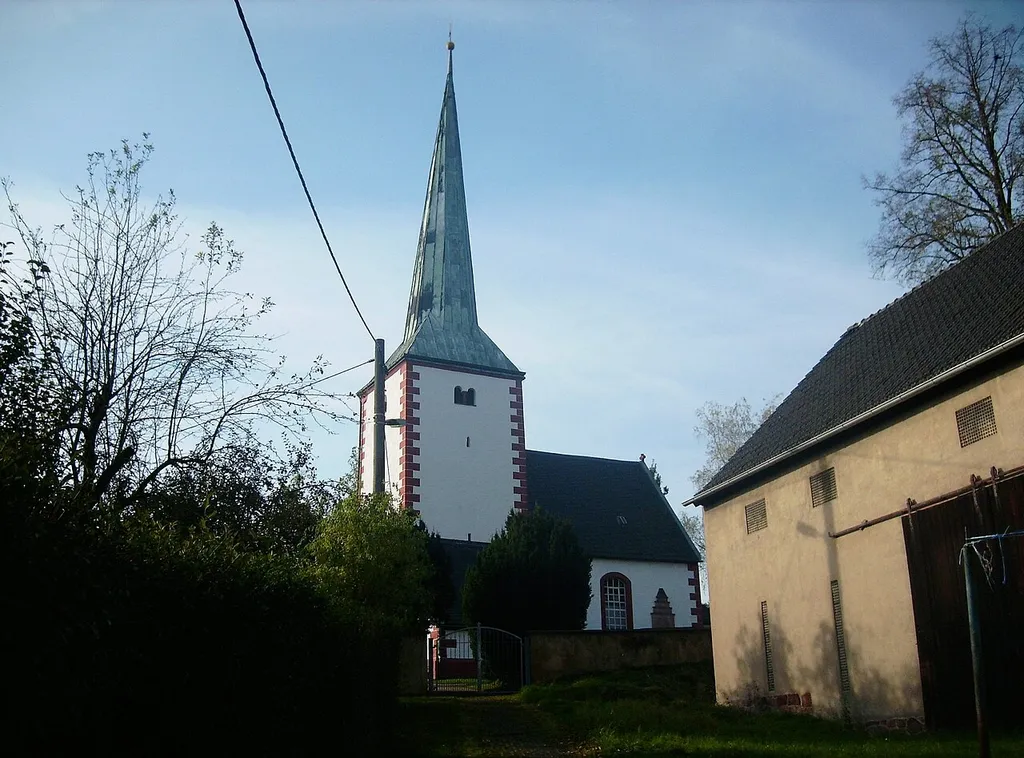 Church of the village of Elsdorf (Lunzenau, Mittelsachsen district, Saxony)