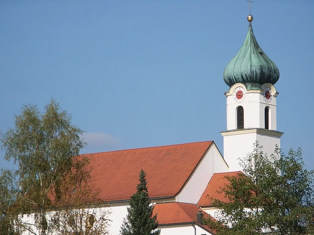 Ruderting, St Joseph Parish Church from south-west.