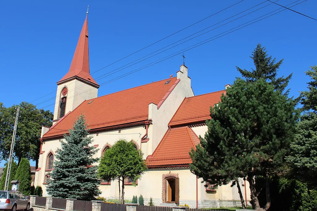 Church in Rzymkowice, Poland.