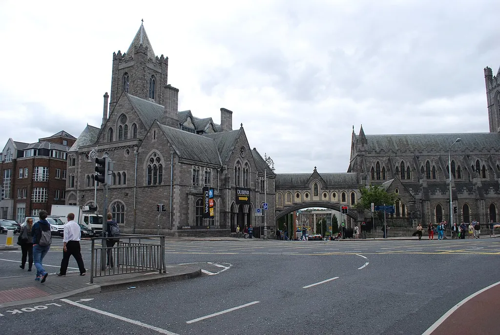 Vue de Christ Church Cathedral, à Dublin.