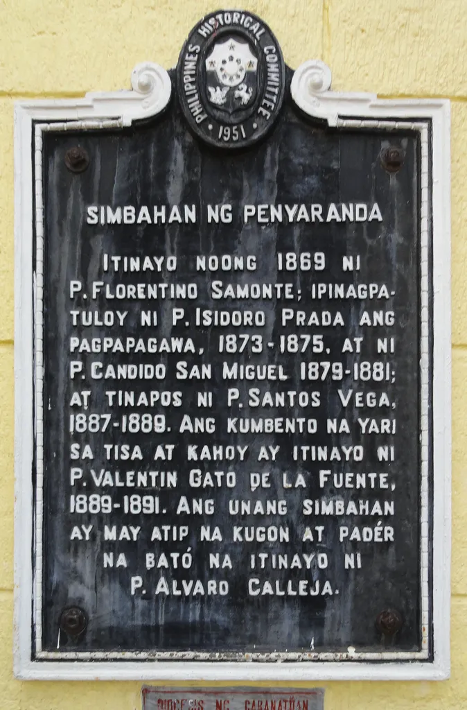 Simbahan ng Penyaranda NHCP Historical Marker.png