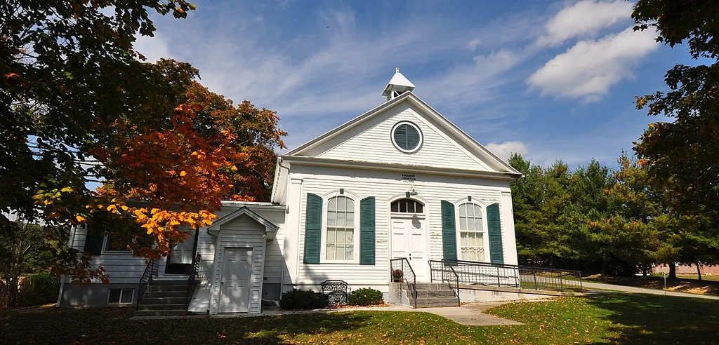 Edgemont Church, located near Christiansburg, Montgomery County, Virginia, United States. NRHP Reference#: 89001902