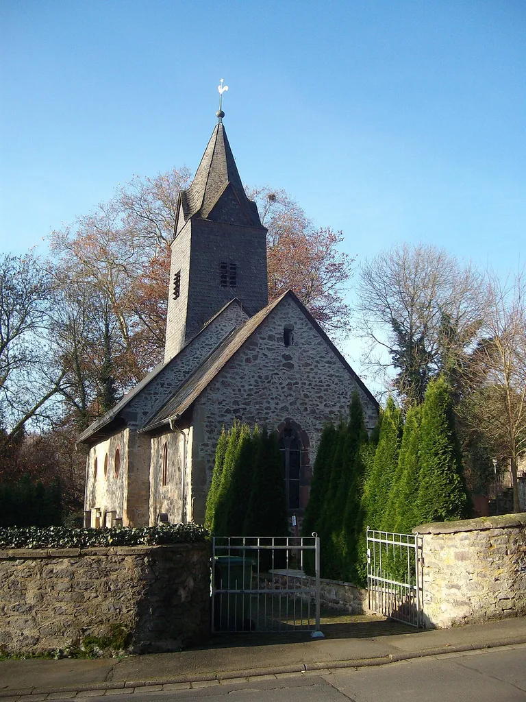 Evangelische Kirche Winnerod, Gemeinde Reiskirchen, Landkreis Gießen, Hessen, Deutschland