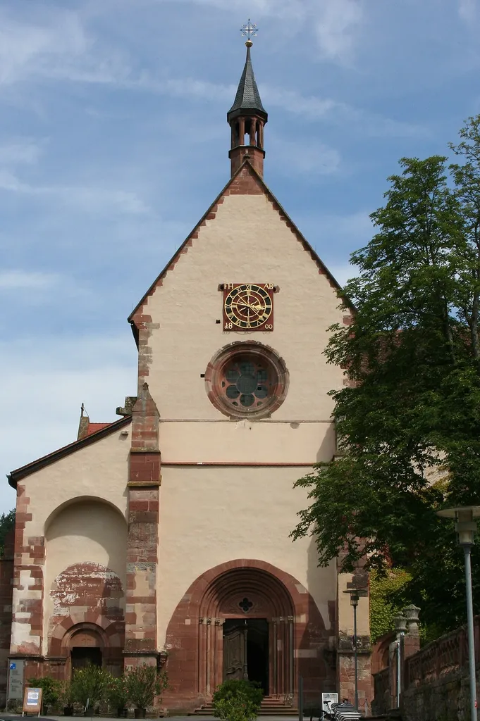 Bronnbach Abbey. West façade of the church