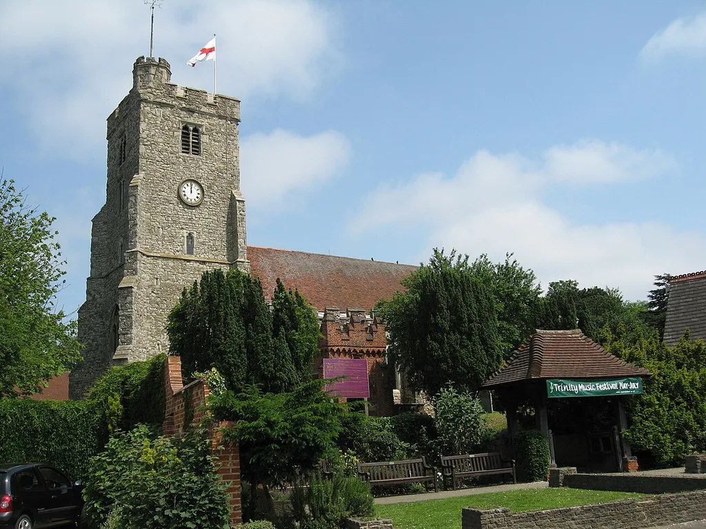 Holy Trinity Church, Rayleigh, Essex, United Kingdom. Taken on the corner of Church Street and High Street, Rayleigh.