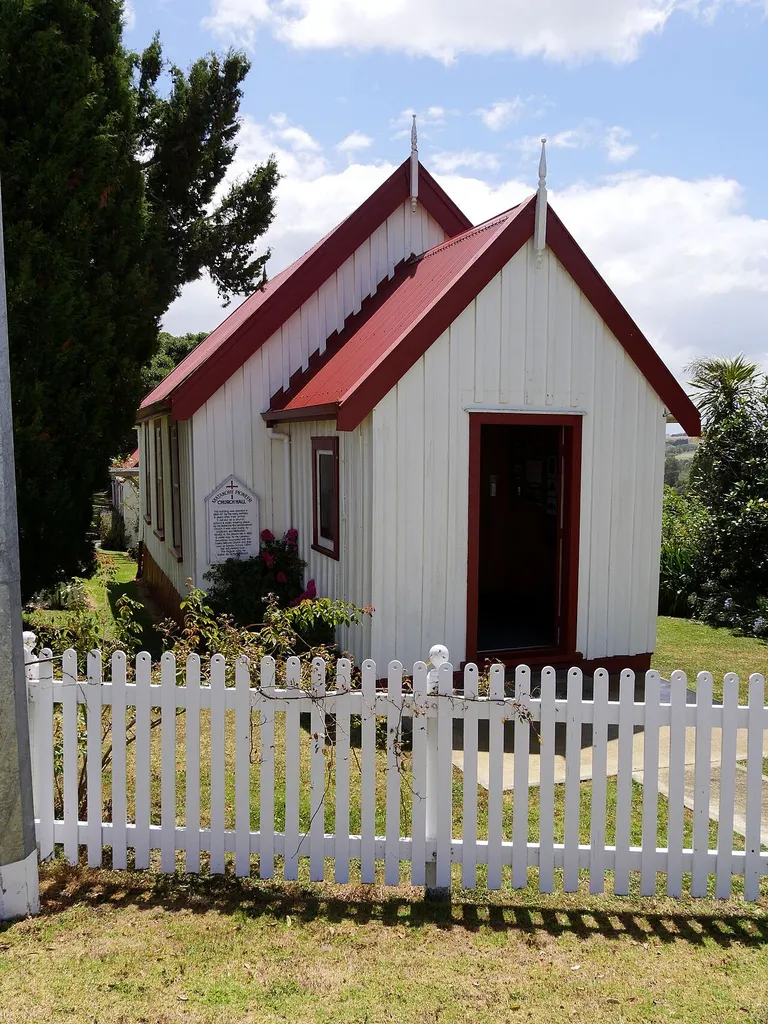 Matakohe Church Hall (front side), Matakohe, Kaipara District, Northland, North Island, New Zealand