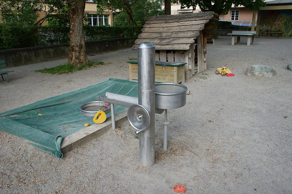 play fountain playground Untere Humboldtstrasse