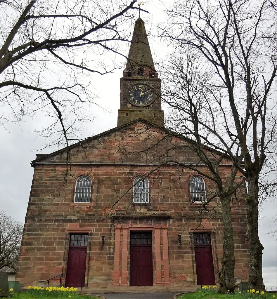 Galston Parish Church, East Ayrshire. View from the east.