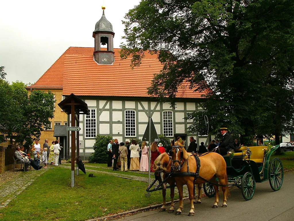 Evangelische Lutherkirche, Schwarzheide, Land Brandenburg, Deutschland